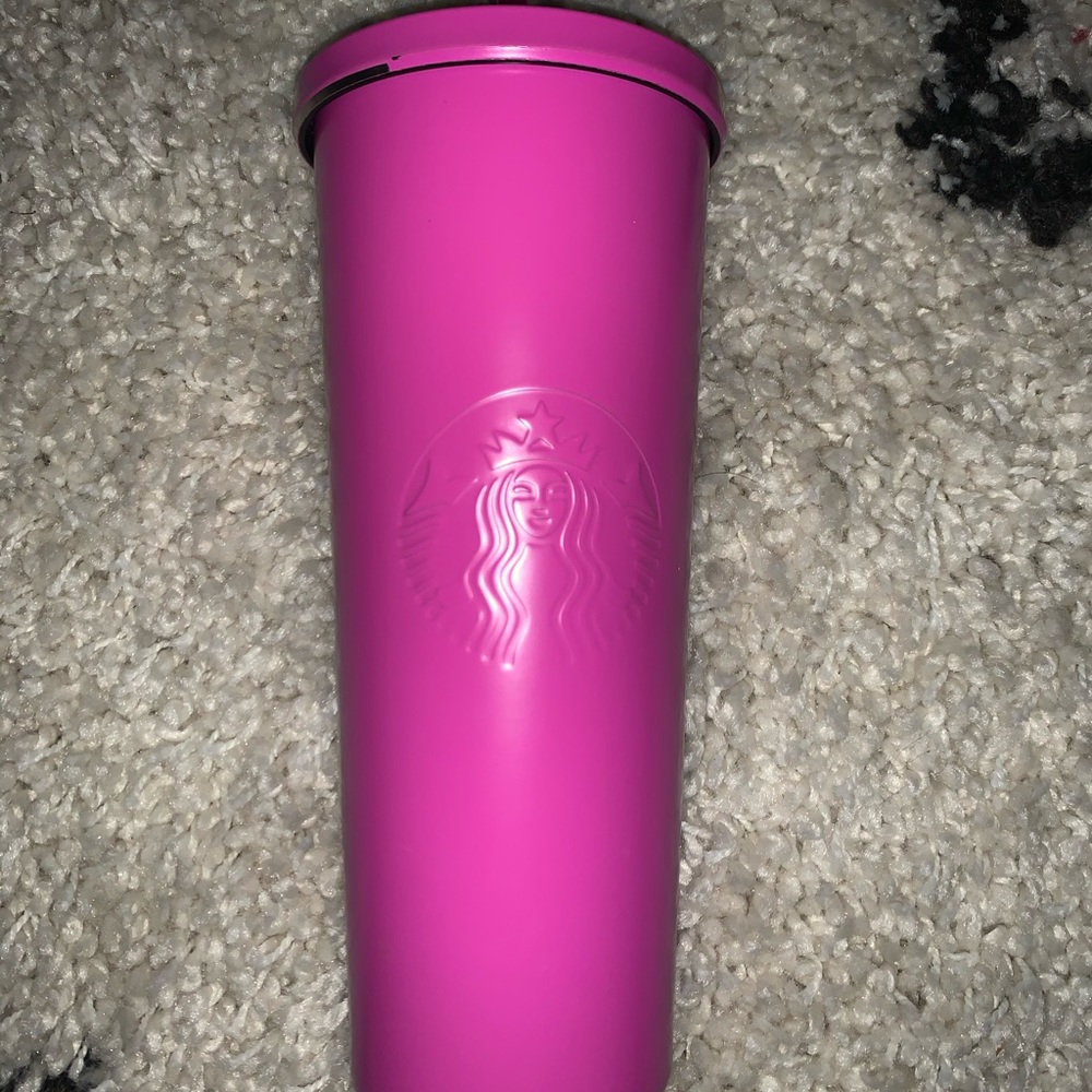 Starbucks hot pink tumbler